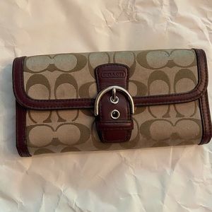 Monogram Coach Wallet